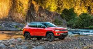2018 Jeep Compass Trailhawk, Red