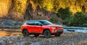 2018 Jeep Compass Trailhawk, Red
