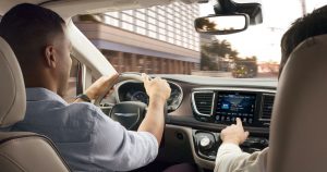 Interior of the 2018 Chrysler Pacifica