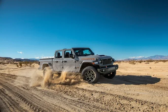 No other truck has the off-roading capability of this Jeep truck.