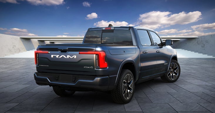 Off roading will be a strength of this new e Ram 1500rev truck.