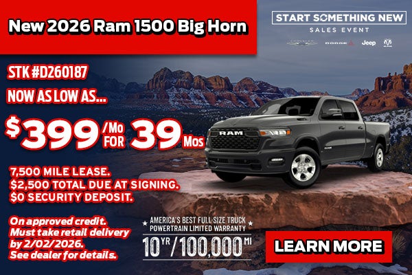 Start Something New Sales Event