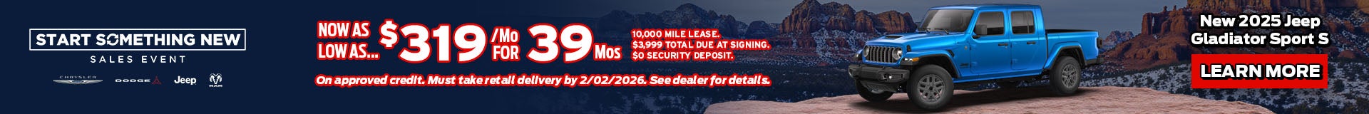 Start Something New Sales Event