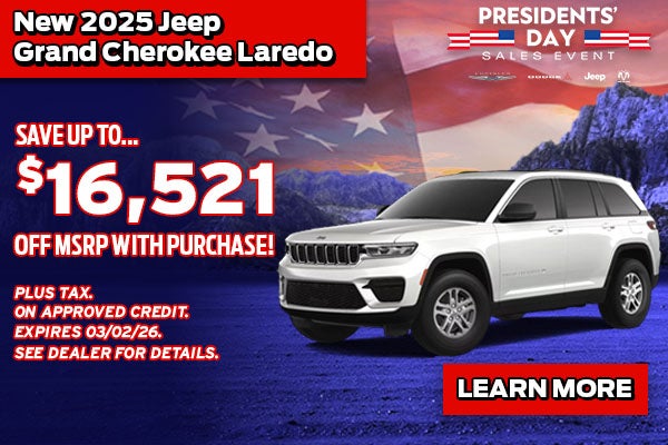 Presidents' Day Sales Event